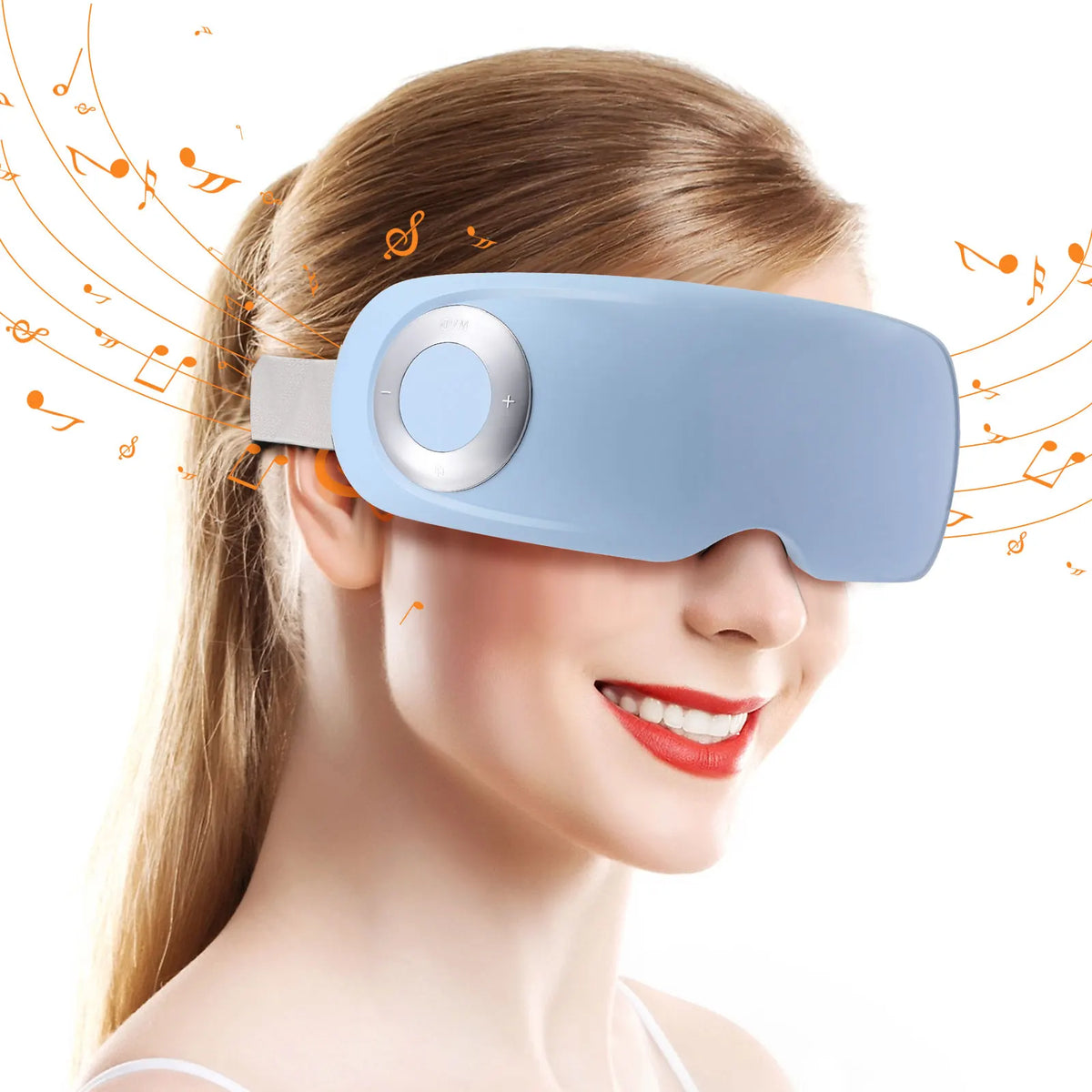 Masseur Oculaire Chauffant avec Acupression &amp; Musique Bluetooth