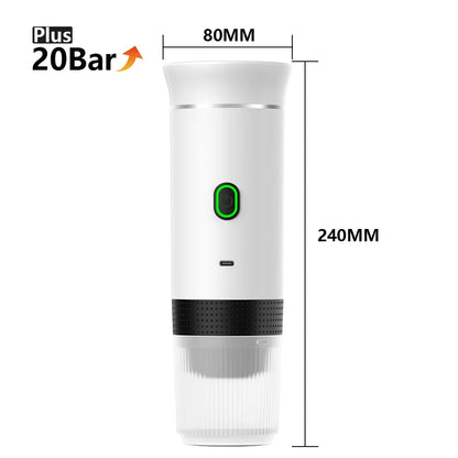 Machine Espresso Portable Sans Fil 3-en-1