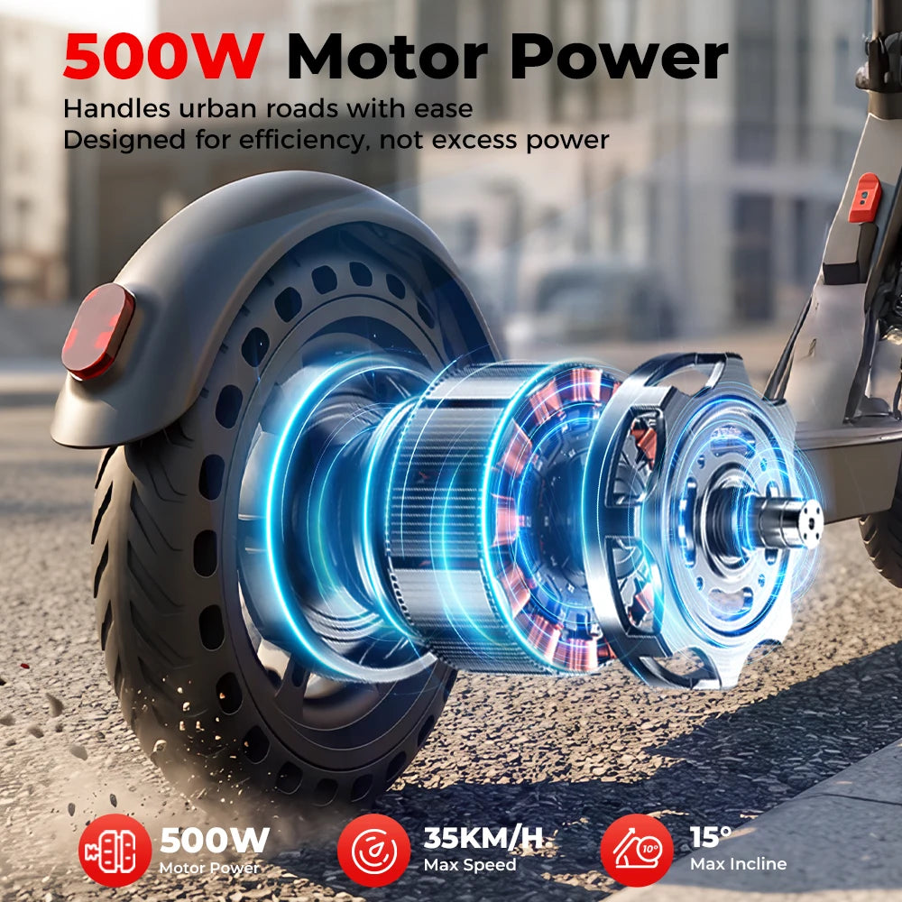 Trottinette Électrique iScooter W3C – 500W, 30 km d'autonomie, Pliable