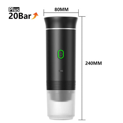 Machine Espresso Portable Sans Fil 3-en-1