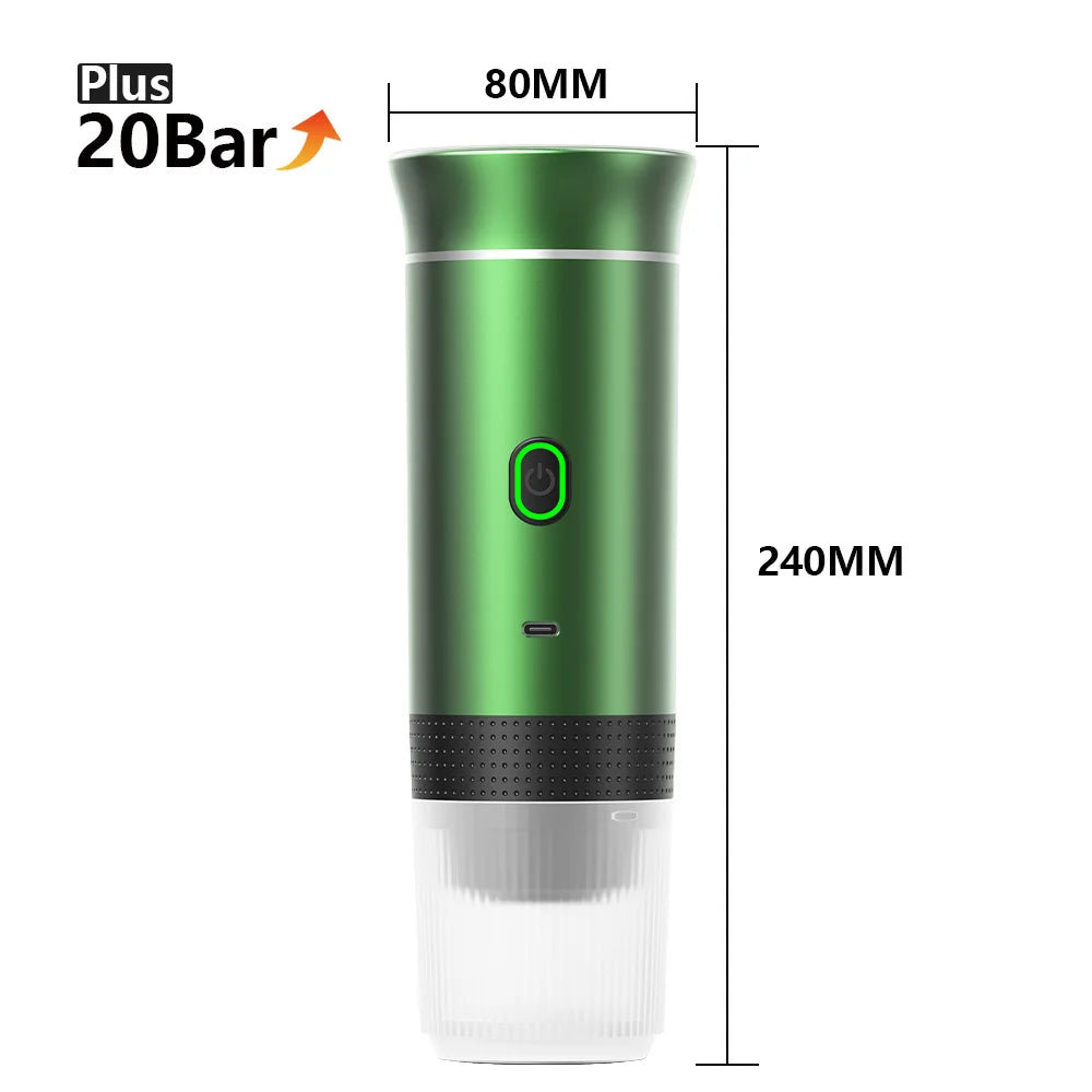 Machine Espresso Portable Sans Fil 3-en-1
